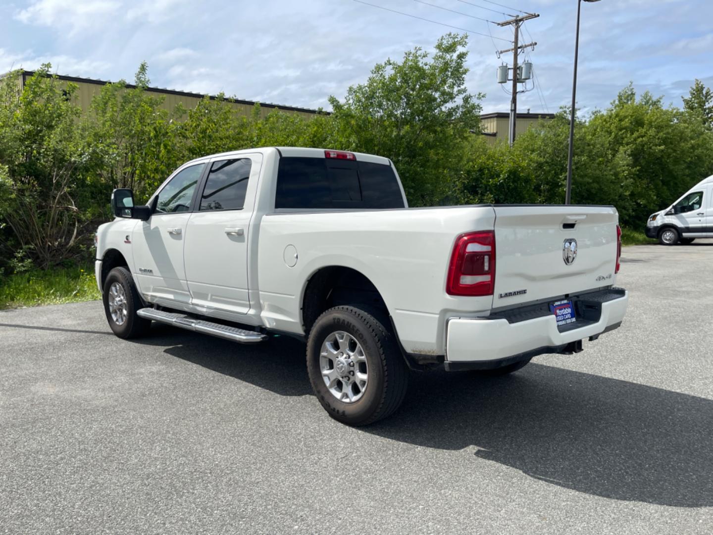 2023 WHITE RAM 2500 LARAMIE (3C6UR5FL1PG) with an 6.7L engine, Automatic transmission, located at 1960 Industrial Drive, Wasilla, 99654, (907) 274-2277, 61.573475, -149.400146 - Photo#2